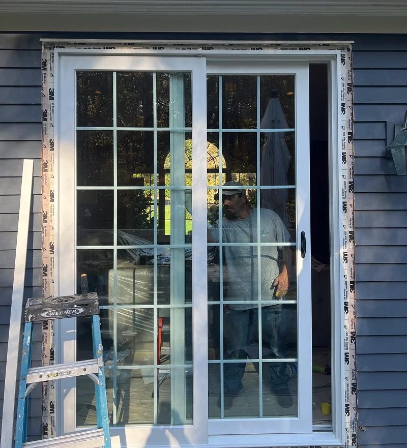Custom patio door installation Trumbull, CT
